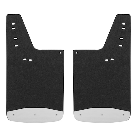 Luverne Truck Equipment 08-16 F250/F350/F350 FRONT OR REAR - 12IN X 23IN MUD GUARD-TEXTURED BLACK 251123